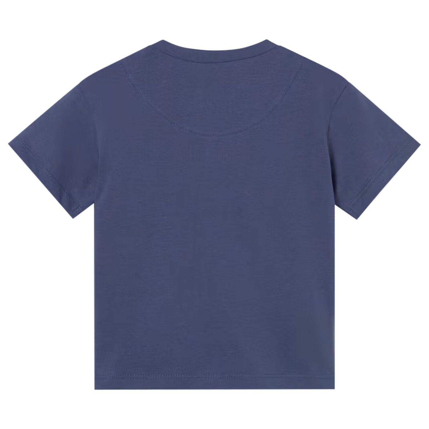 Younger Boys Navy Blue Logo T-Shirt, 3, hi-res