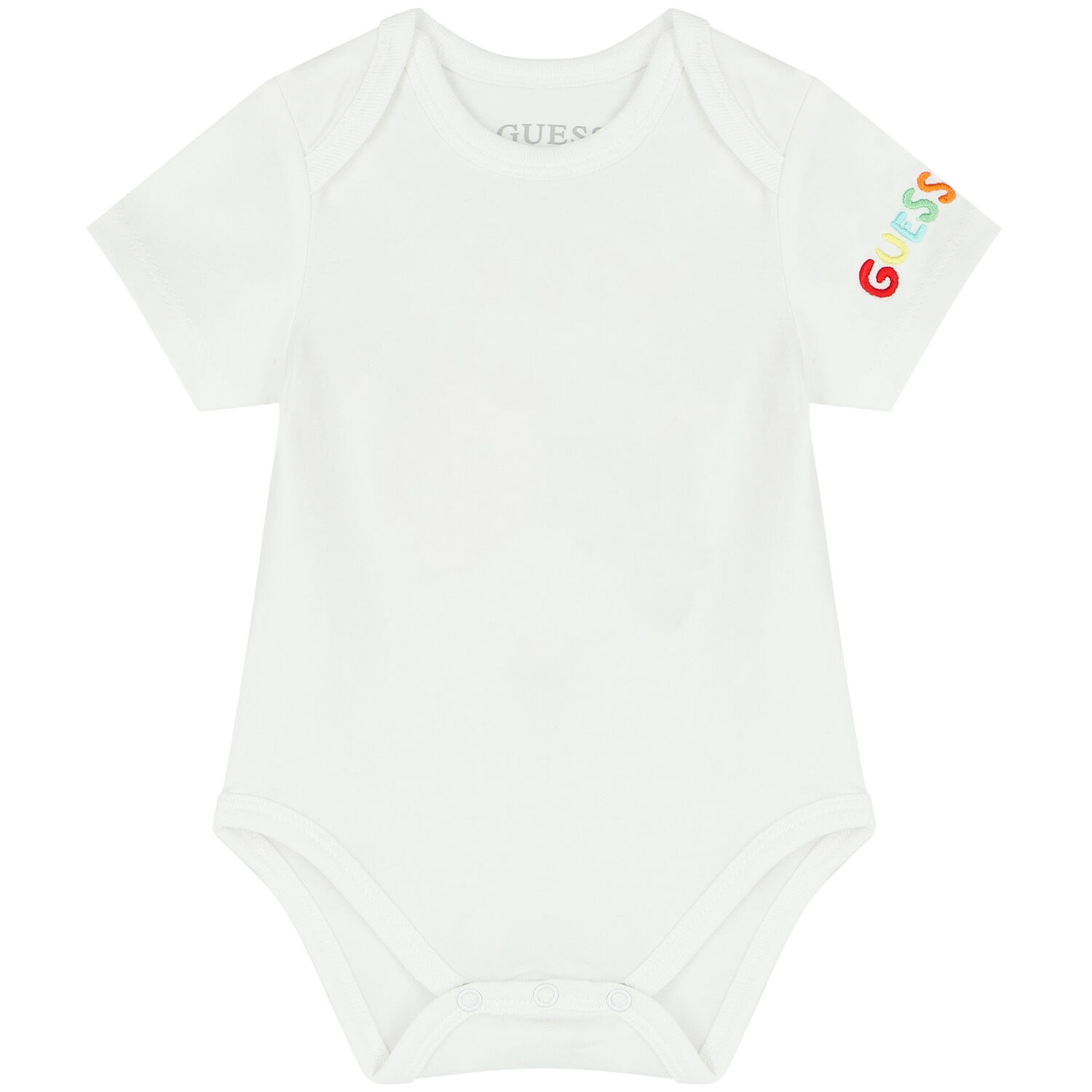 White & Blue Teddy Bear Dungaree Set, 1, hi-res