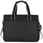 Black Logo Baby Changing Bag, 1, hi-res