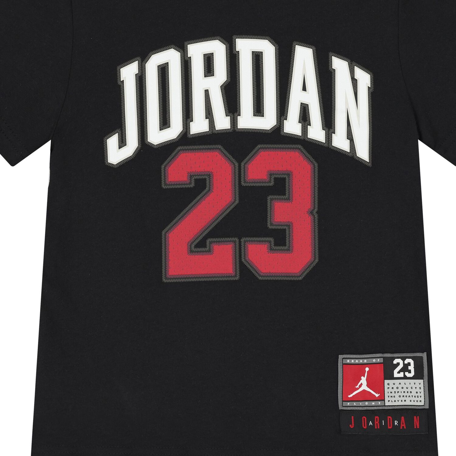 Boys Black Jordan T-Shirt, 2, hi-res
