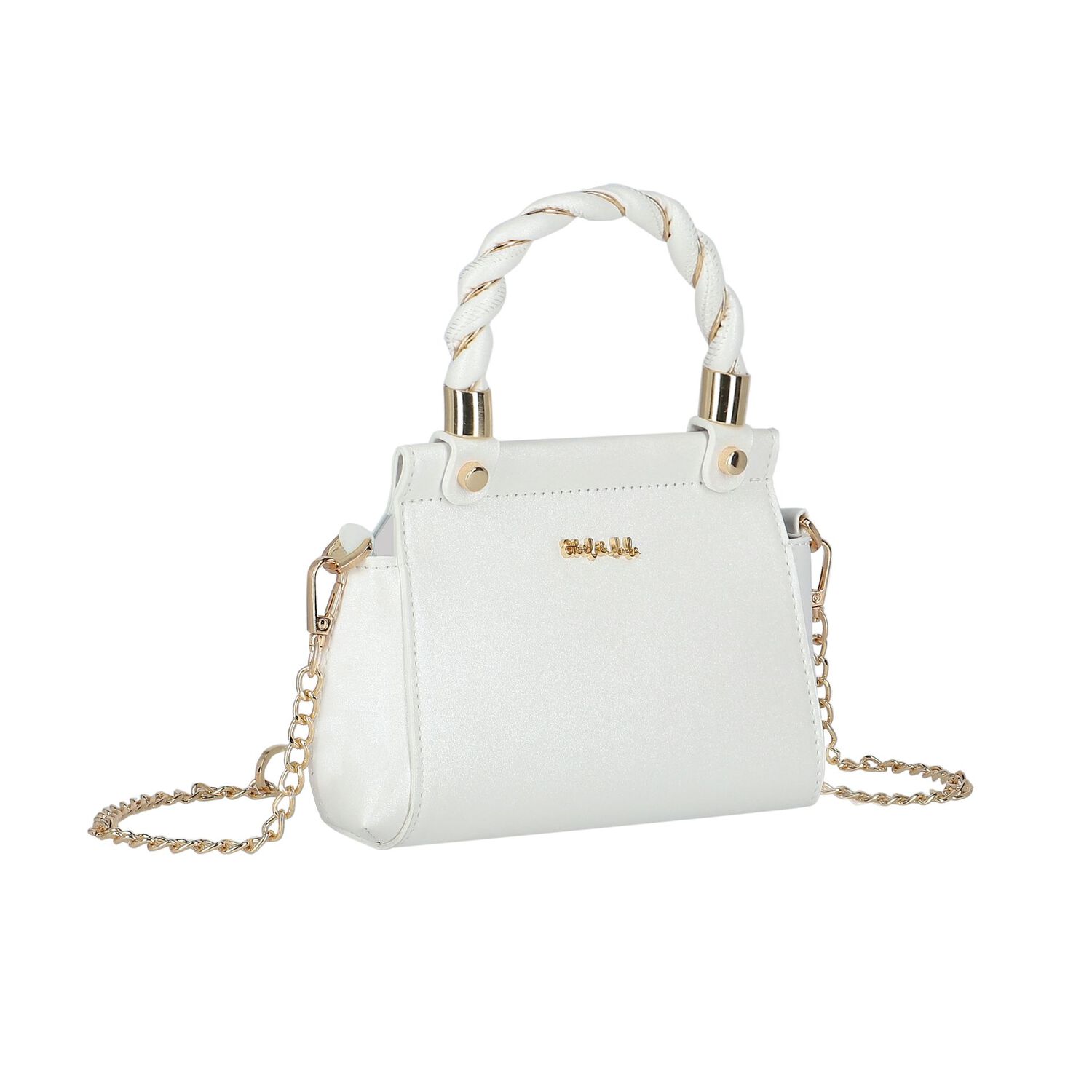 Girls Ivory Logo Handbag, 1, hi-res image number null
