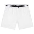 Boys Black & White Logo Shorts Set, 1, hi-res