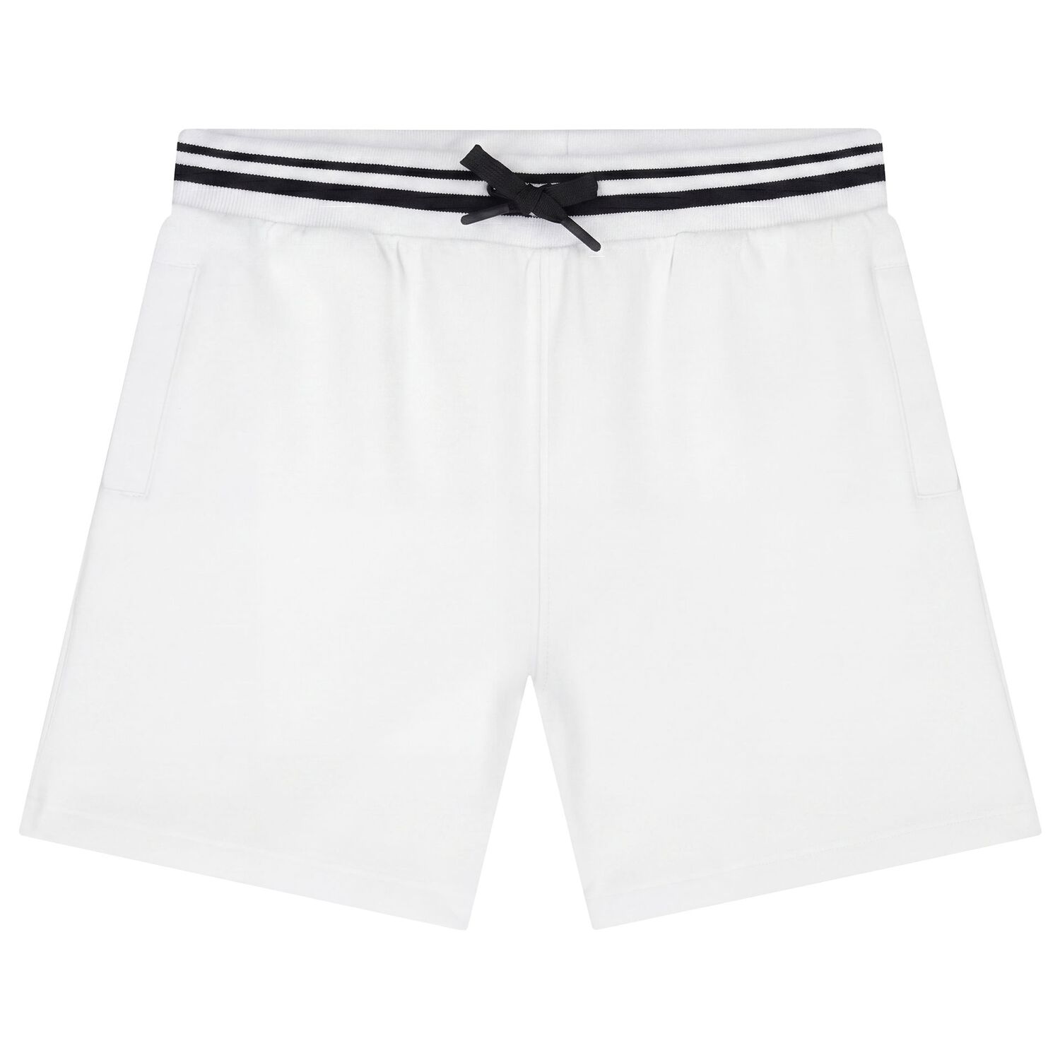 Boys Black & White Logo Shorts Set, 1, hi-res