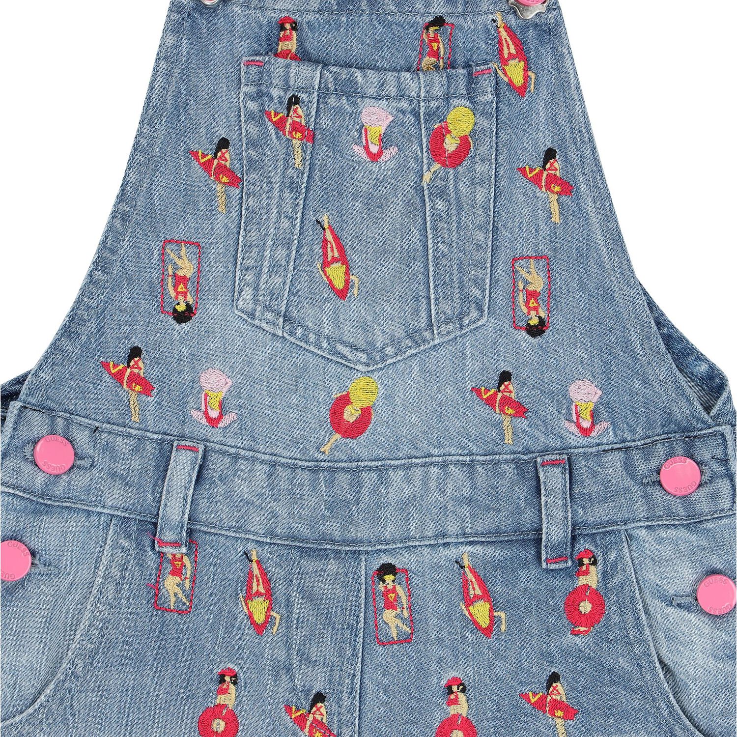 Girls Vacation Dungarees, 1, hi-res image number null