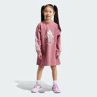 Girls Pink Minnie Mouse Logo Sweatshirt Dress, 1, hi-res