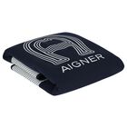 Baby Boys Navy Blue & White Logo Baby Blanket, 3, hi-res