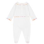 Baby Girls White Zigzag Babygrow Gift Set, 1, hi-res
