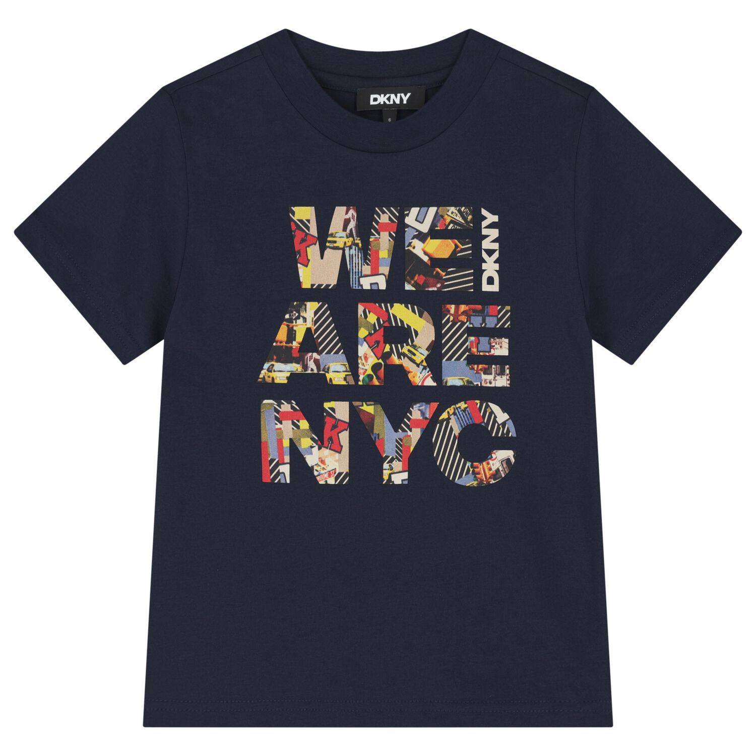 Boys Navy Blue Logo T-Shirt, 2, hi-res