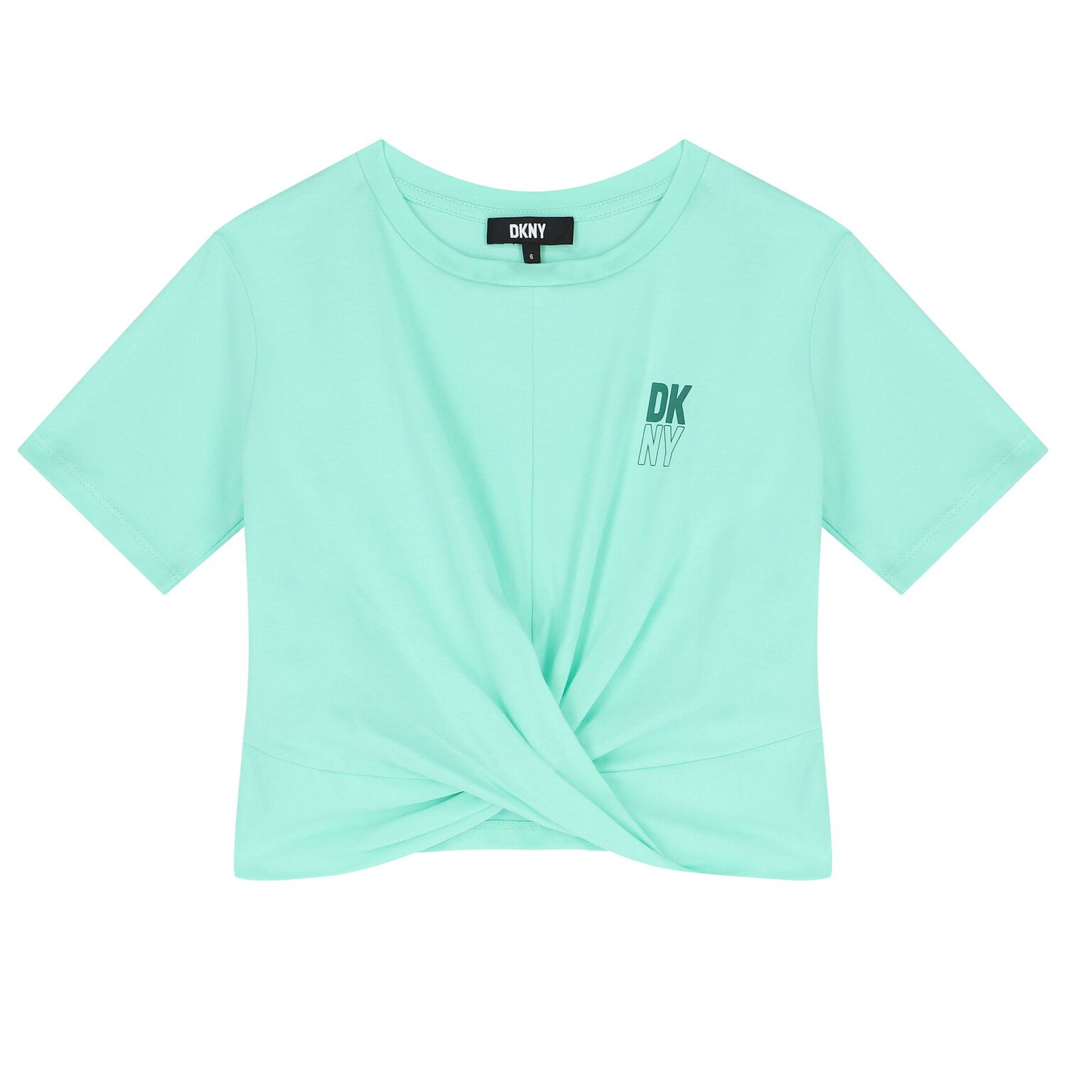 Girls Green Logo T-Shirt, 4, hi-res