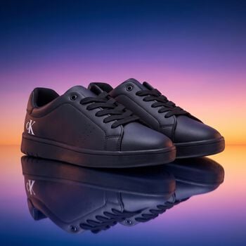 Black Logo Trainers