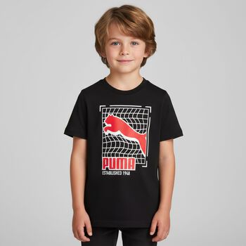 Boys Black Logo T-Shirt