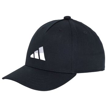 Black Embroidered Logo Cap