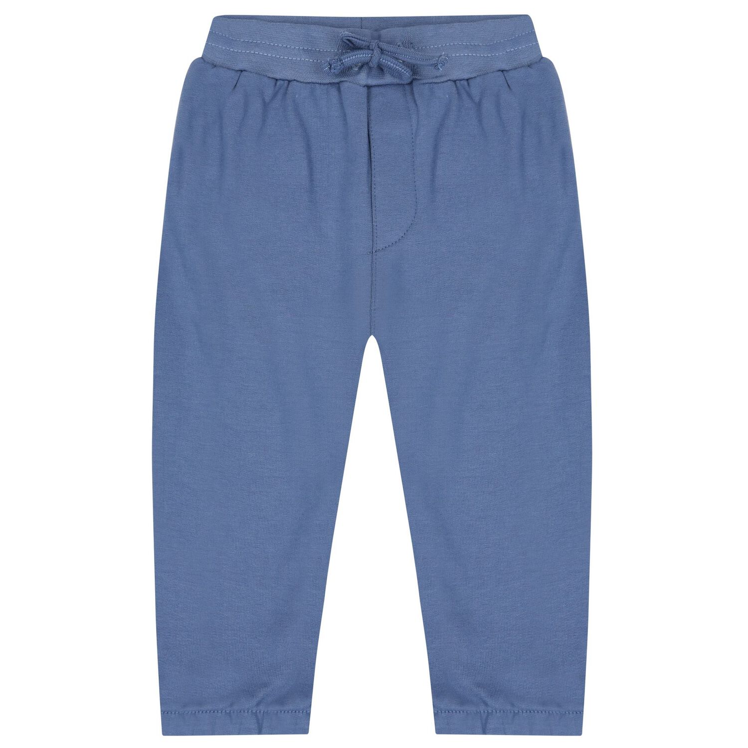 Baby Boys Beige, White & Blue Tracksuit (3 Piece), 1, hi-res