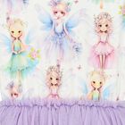 Girls Ivory & Purple Tulle Dress, 1, hi-res