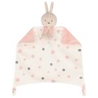 Baby Girls Ivory & Pink Rabbit Comforter, 2, hi-res