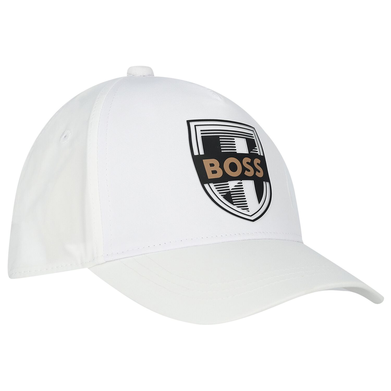Boys White Logo Cap, 1, hi-res