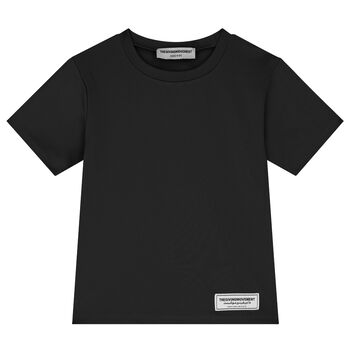 Black Regular Fit Softskin Logo T-Shirt