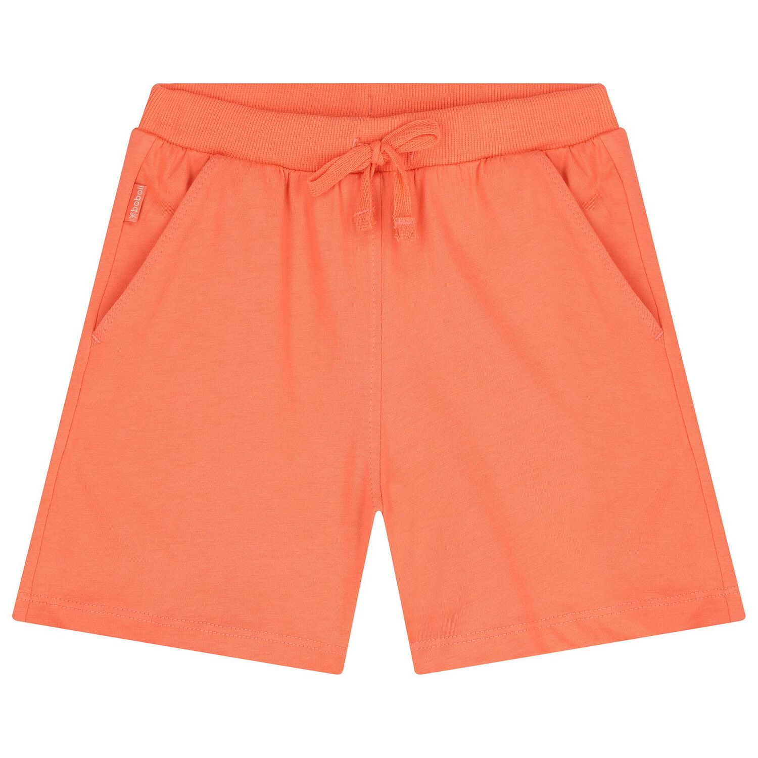 Girls White & Orange Floral Shorts Set, 1, hi-res