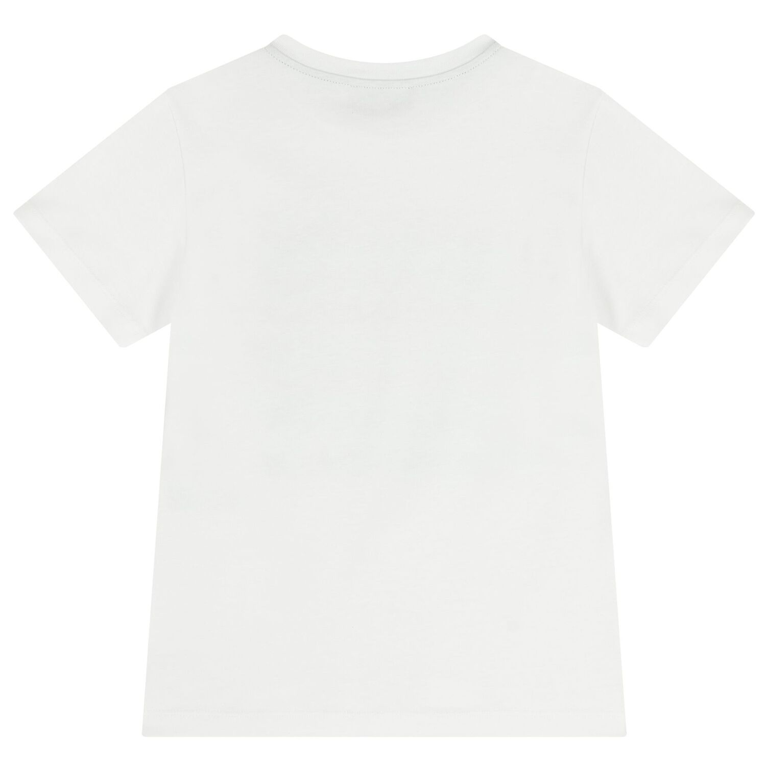 Boys White Logo T-Shirt, 1, hi-res