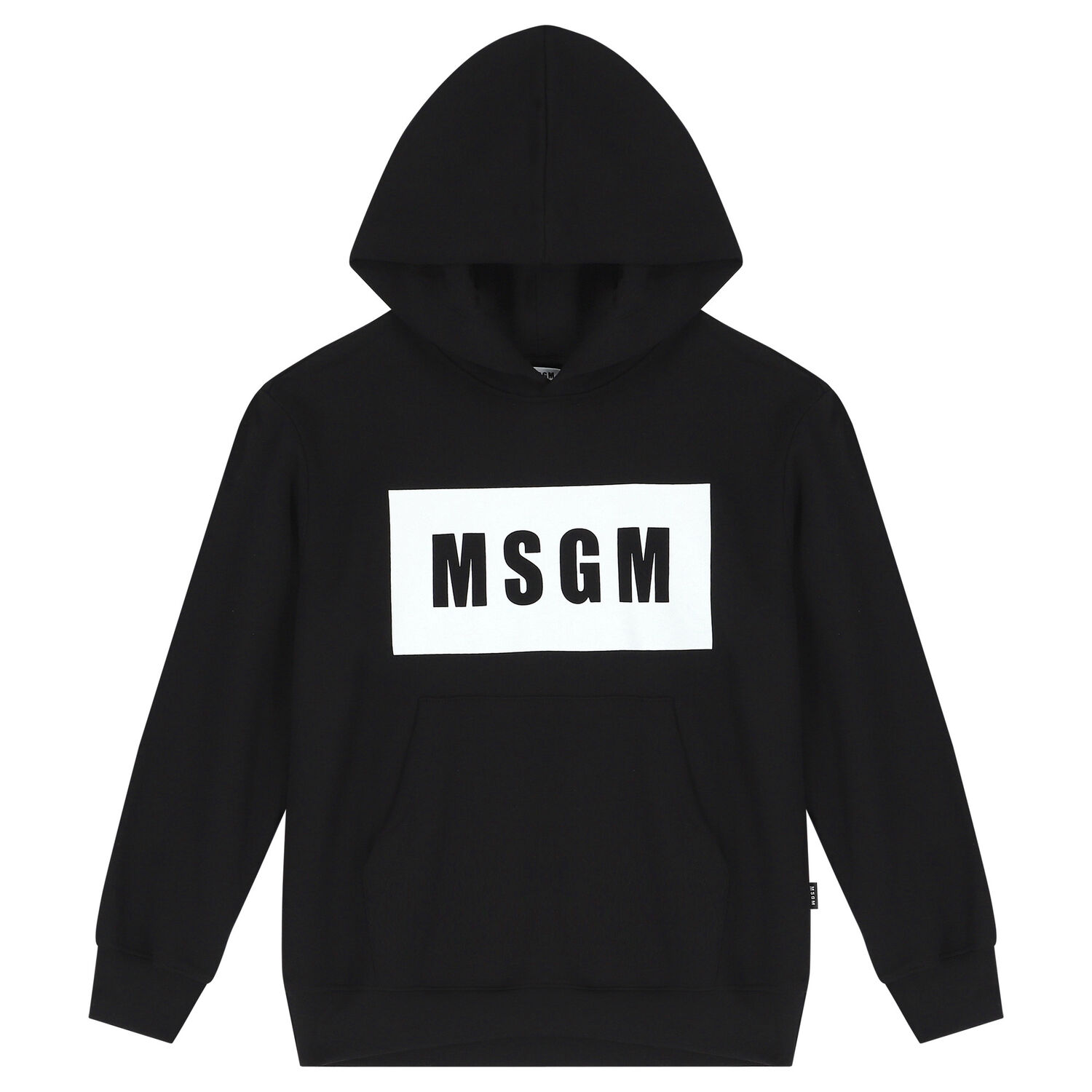 Black & White Logo Hooded Top, 1, hi-res