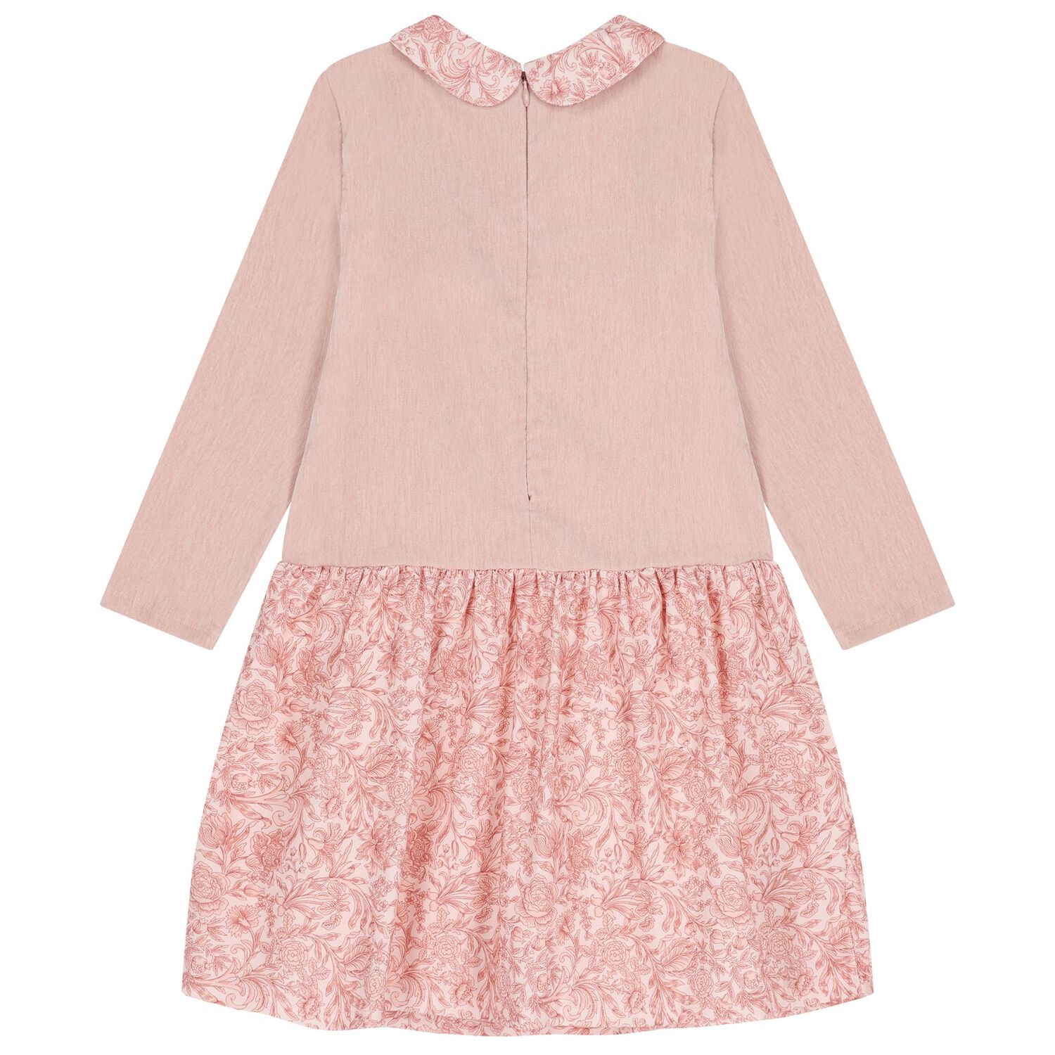 Girls Pink Liberty Dress, 1, hi-res