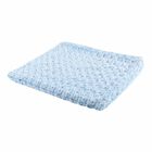 Baby Boys Blue Plush Blanket, 1, hi-res