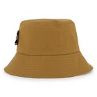 Boys Blue Check & Beige Reversible Hat, 1, hi-res