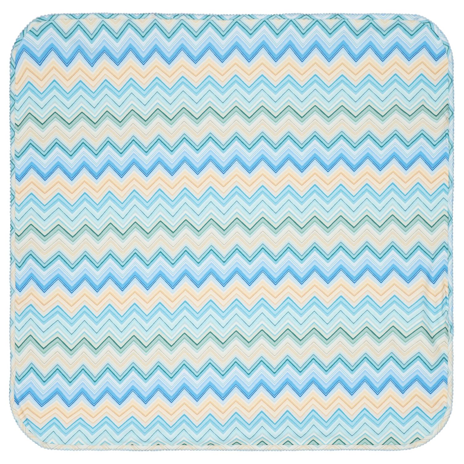 Blue & Yellow Zig Zag Babygrow Set, 2, hi-res