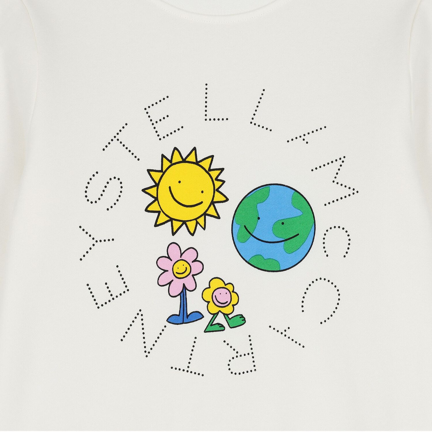 Girls Ivory Sun & Earth Sweatshirt, 1, hi-res
