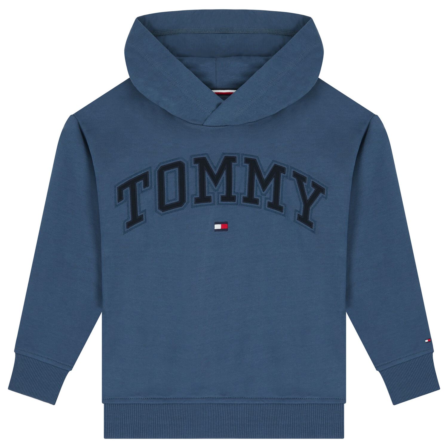 Boys Blue Logo Hooded Top, 1, hi-res image number null