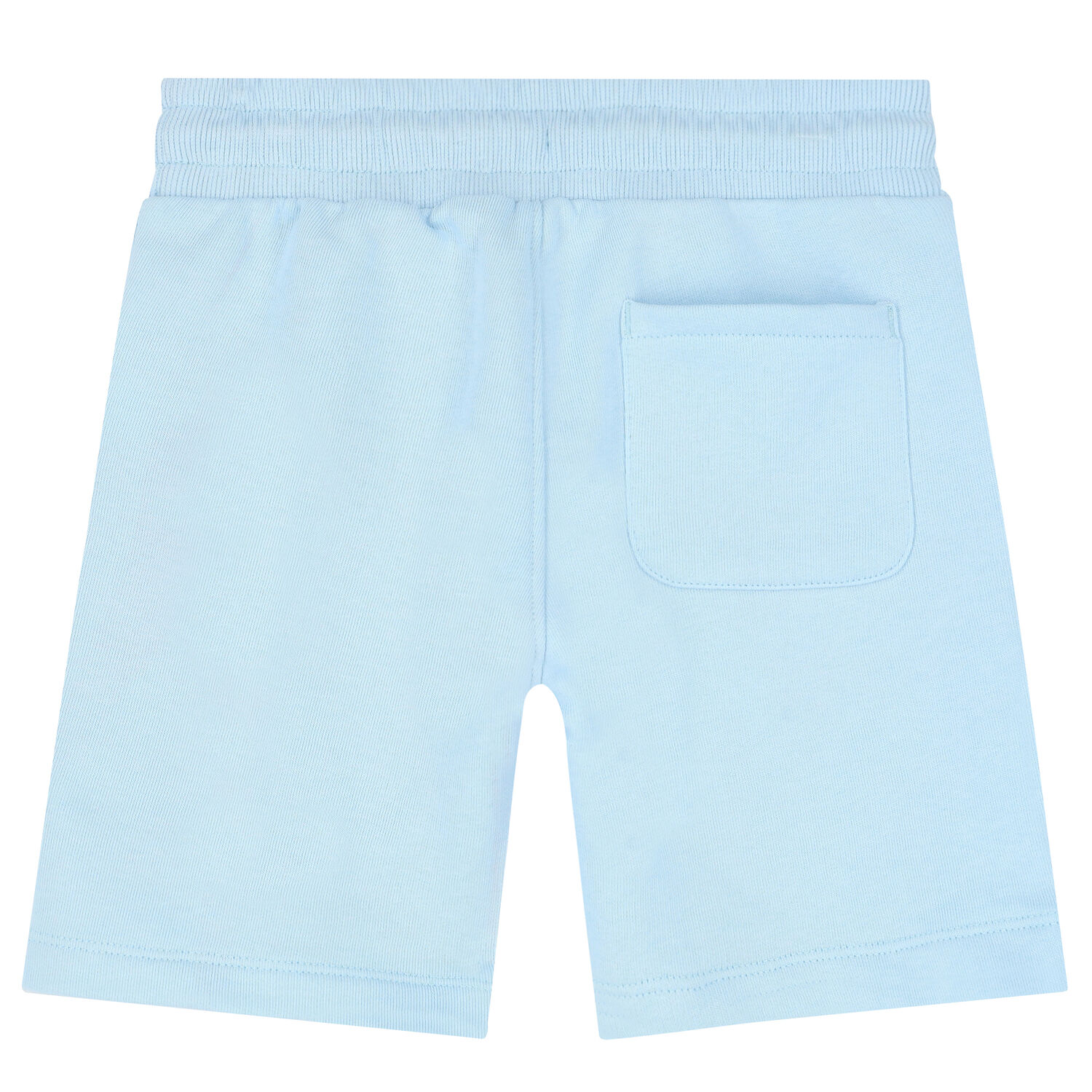 Boys Blue Logo Shorts, 3, hi-res