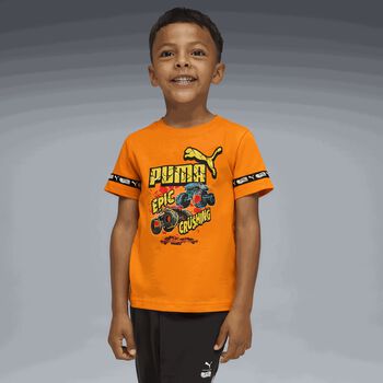 Boys Orange Hot Wheels Graphic T-Shirt