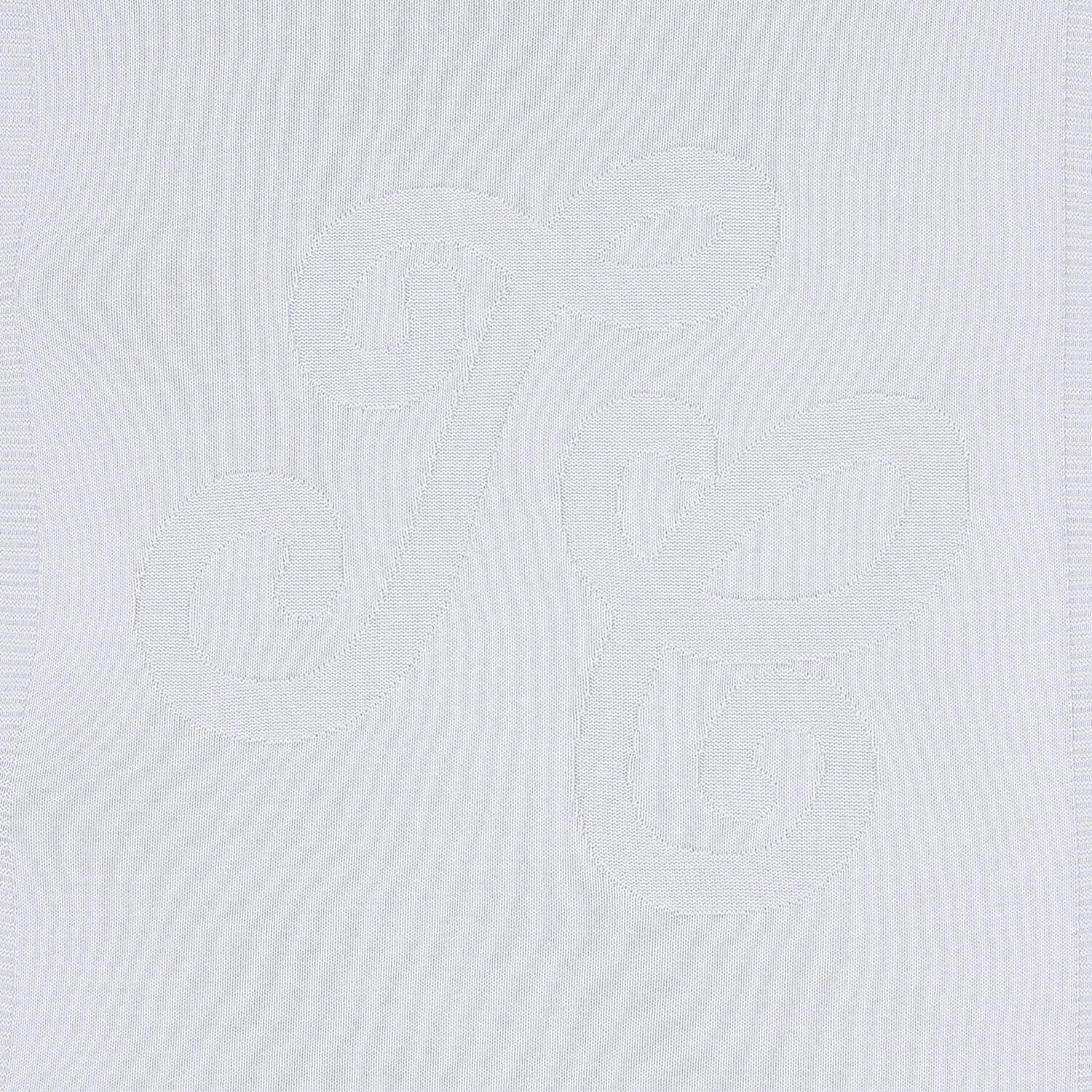 Baby Boys Blue Knitted Blanket, 2, hi-res