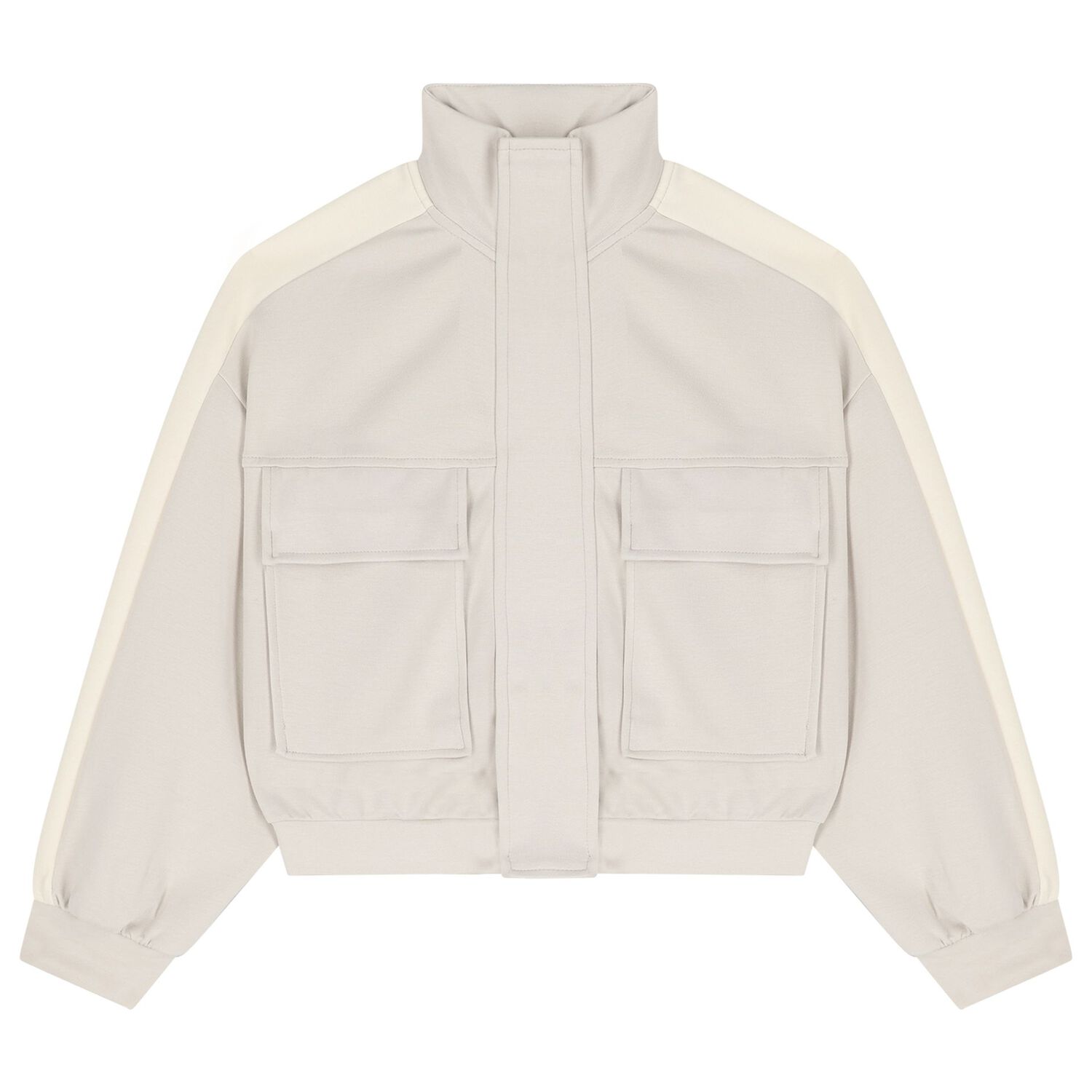 Girls Beige & Ivory Tracksuit, 1, hi-res