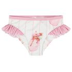 Girls White & Pink Milk Shake Bikini, 3, hi-res
