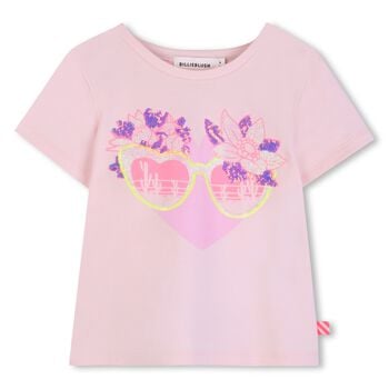 Girls Pink Sunglasses T-Shirt