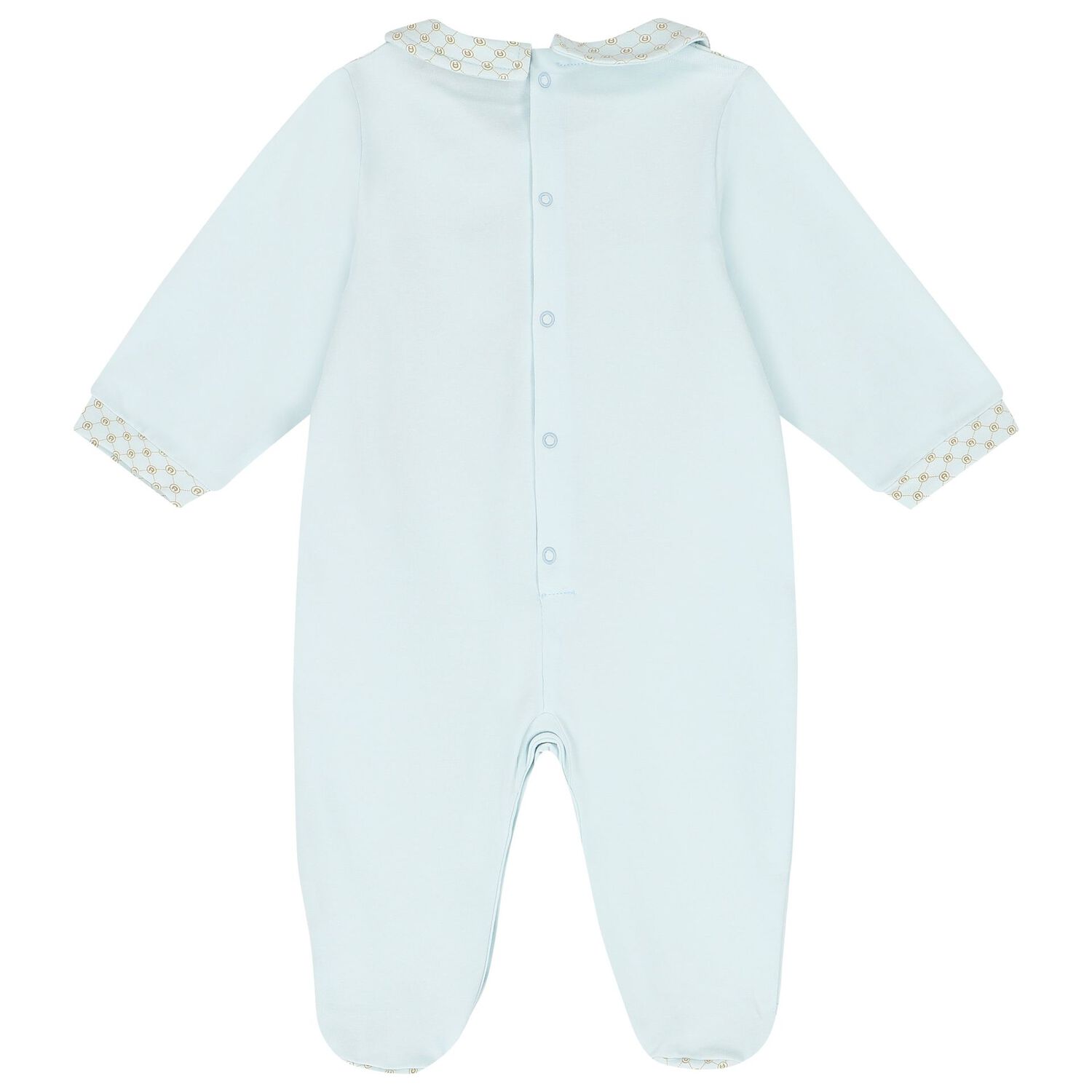 Baby Boys Blue Logo Babygrow, 2, hi-res