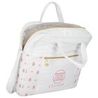 White & Pink Logo Baby Changing Bag ( 42cm ), 1, hi-res
