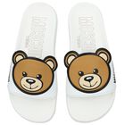 White Teddy Bear Logo Sliders, 1, hi-res
