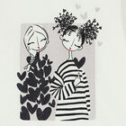 Girls Ivory Long Sleeve Top, 1, hi-res