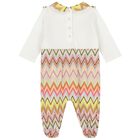 Baby Girls White Logo Babygrow Gift Set, 1, hi-res