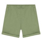 Younger Boys Ivory, Green & Yellow Shorts Set, 3, hi-res