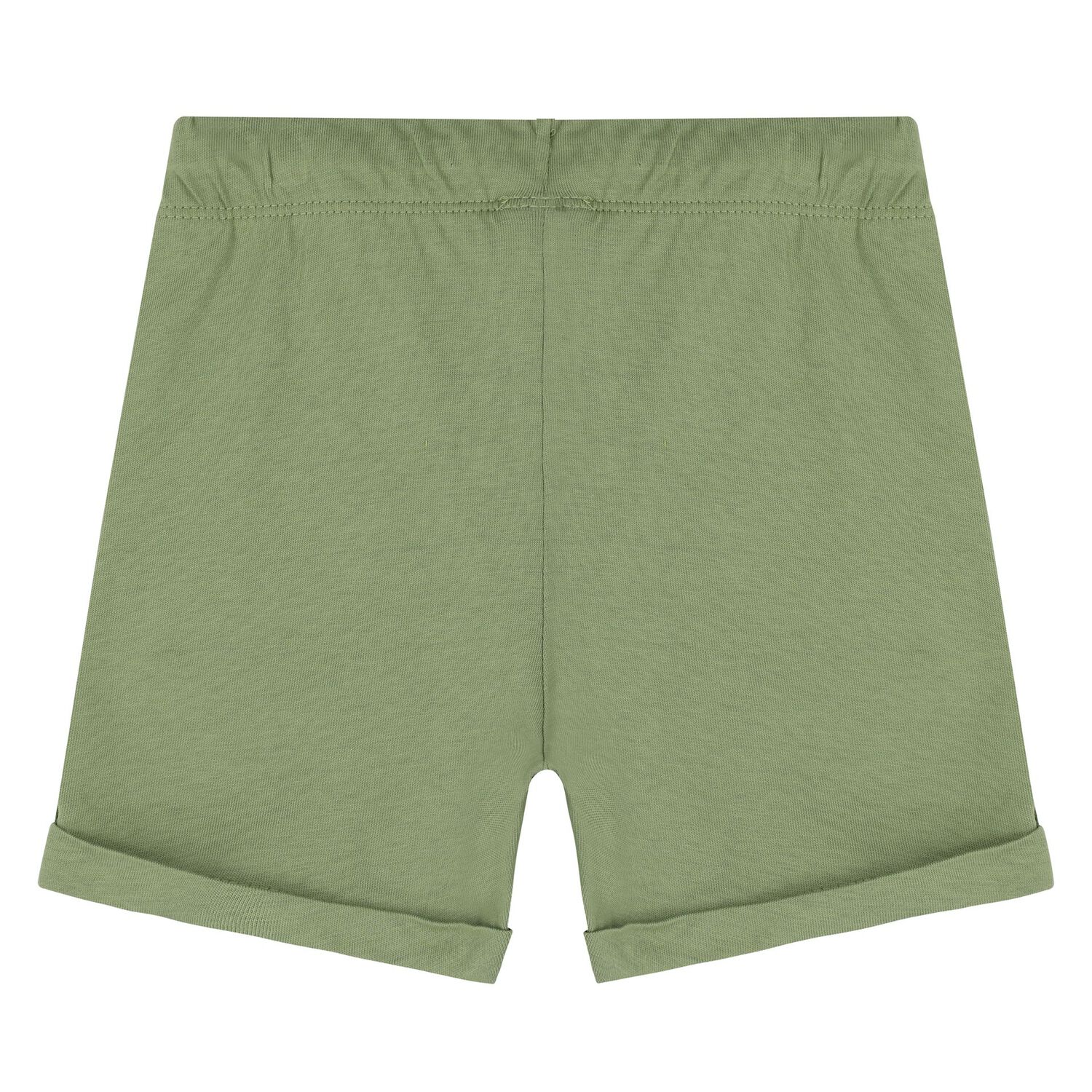 Younger Boys Ivory, Green & Yellow Shorts Set, 3, hi-res