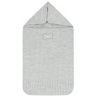 Grey Knit Baby Nest, 2, hi-res