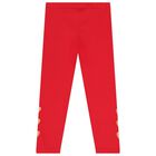 Girls Red Heart Leggings, 2, hi-res