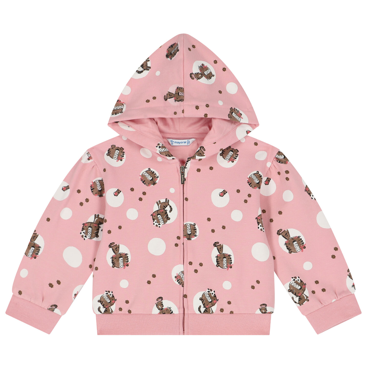 Younger Girls Pink Teddy Bear Tracksuit, 2, hi-res image number null
