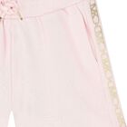 Girls Pink Logo Shorts, 1, hi-res