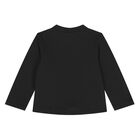 Younger Boys Beige & Black Tracksuit Set (3 Piece), 1, hi-res