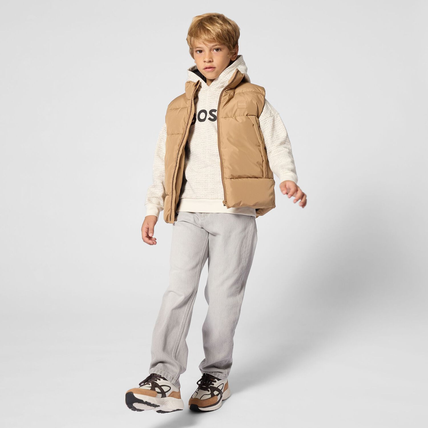 Boys Grey Denim Jeans, 1, hi-res
