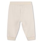 Younger Boys Blue & Beige Ikonik Karl Tracksuit, 1, hi-res